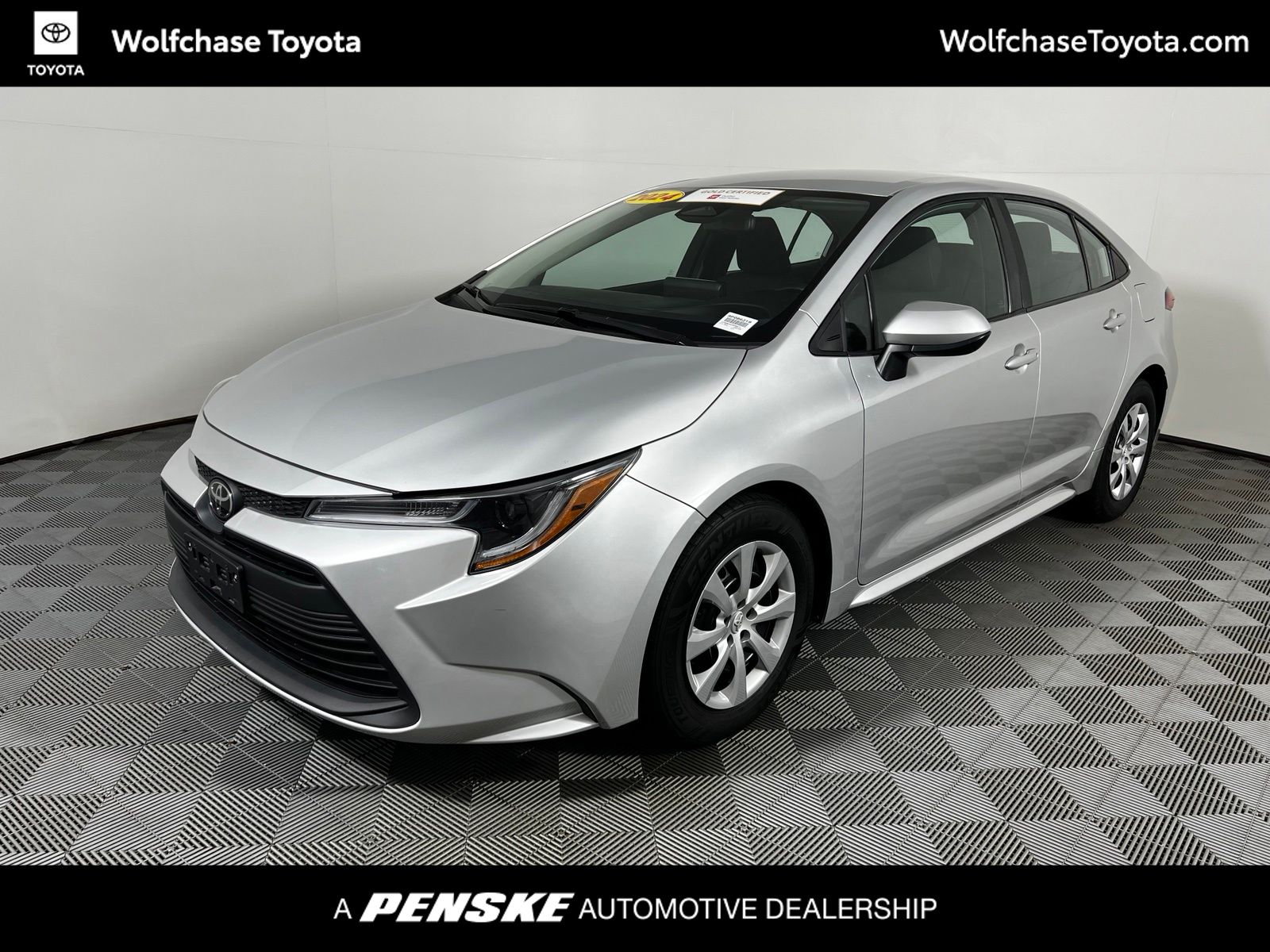 Classic Silver Metallic 2024 Toyota Corolla Sedan Front-Wheel Drive Continuously Variable Transmission