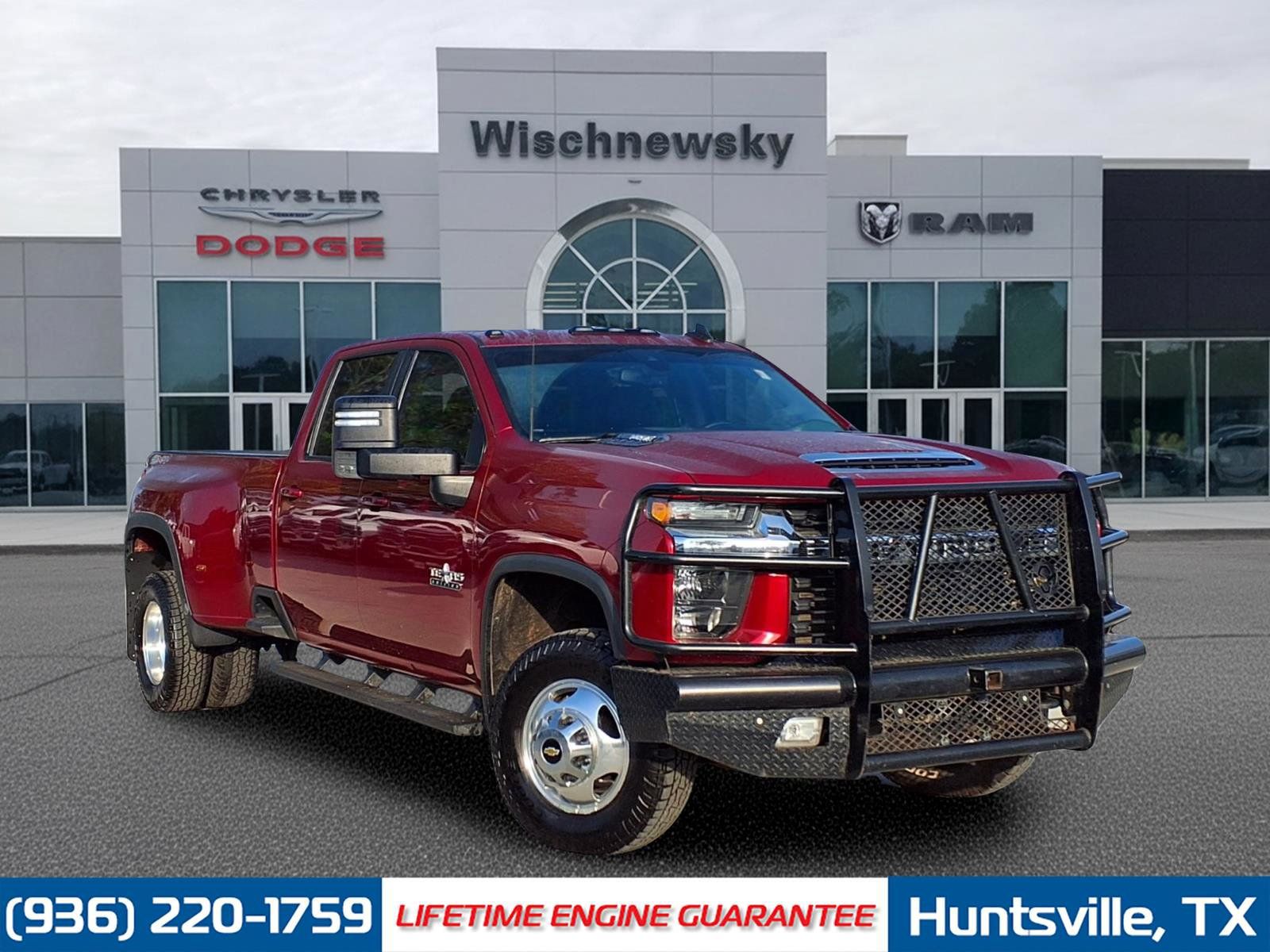 Cherry Red Tintcoat 2021 Chevrolet Silverado 3500HD LT Crew Cab 4WD Pickup Truck Four-Wheel Drive Automatic