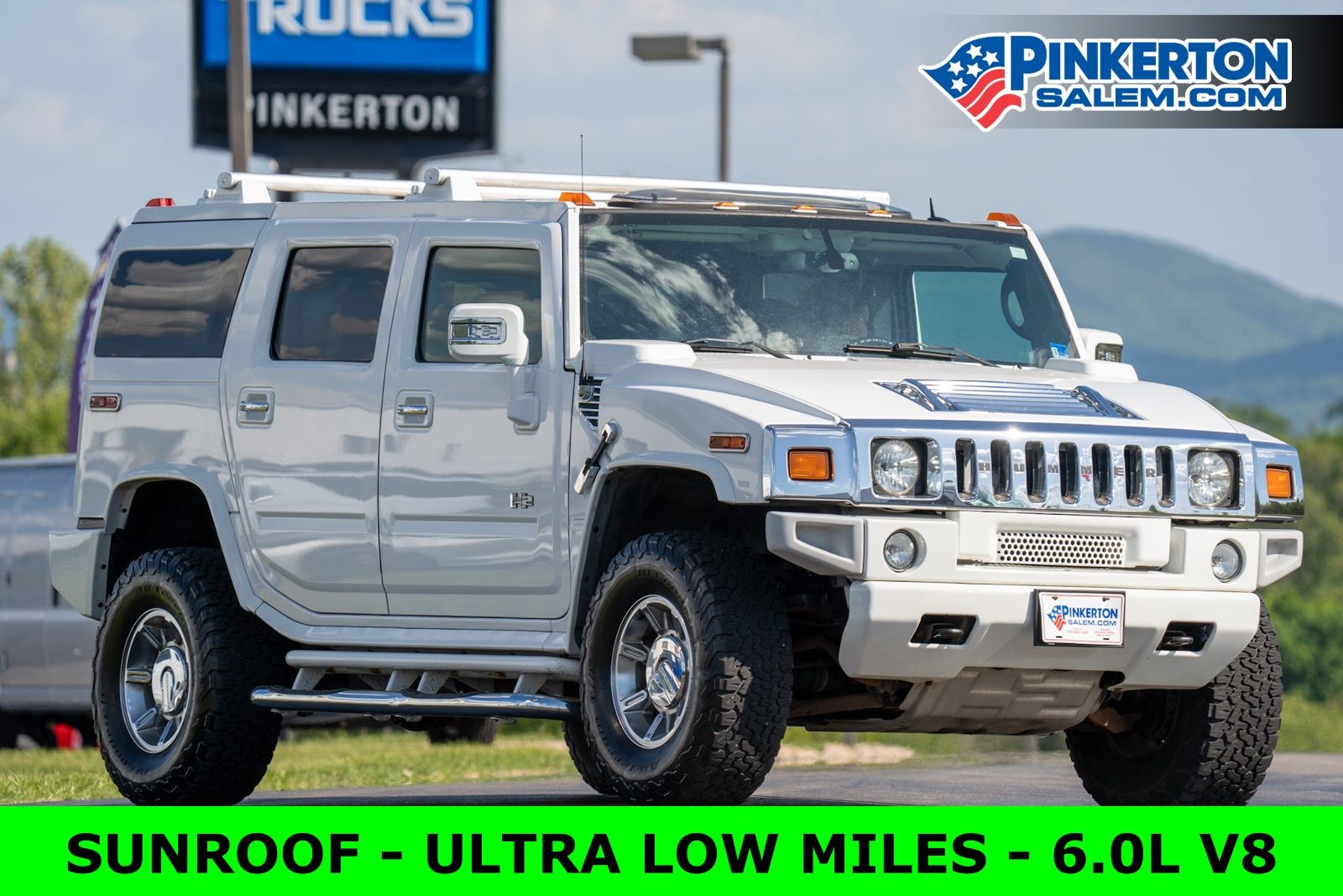 Birch White 2006 Hummer H2 Base SUV / Crossover Four-Wheel Drive 4-Speed Automatic Overdrive