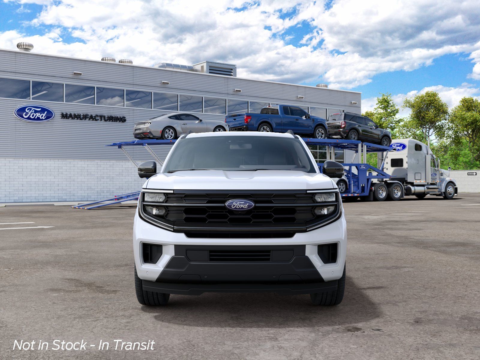New 2027 Star White Metallic Tri-Coat Ford Active image 2