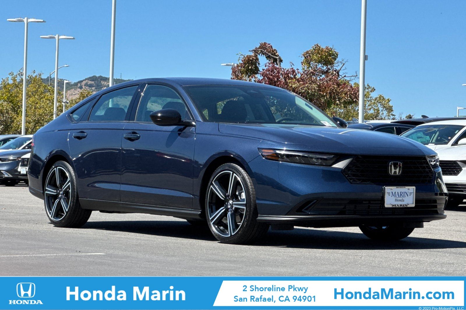 Canyon River Blue Metallic 2026 Honda Accord Sedan Front-Wheel Drive Continuously Variable Transmission