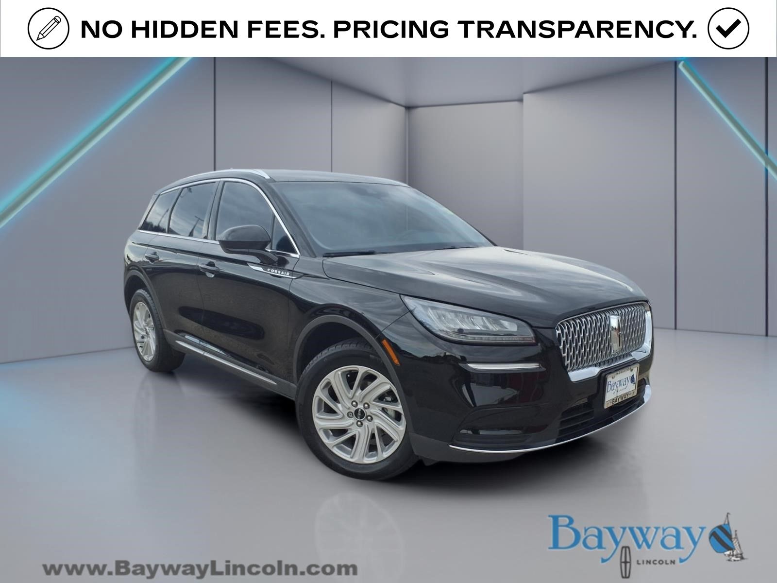Black Metallic 2022 Lincoln Corsair SUV / Crossover Front-Wheel Drive 8-Speed Automatic