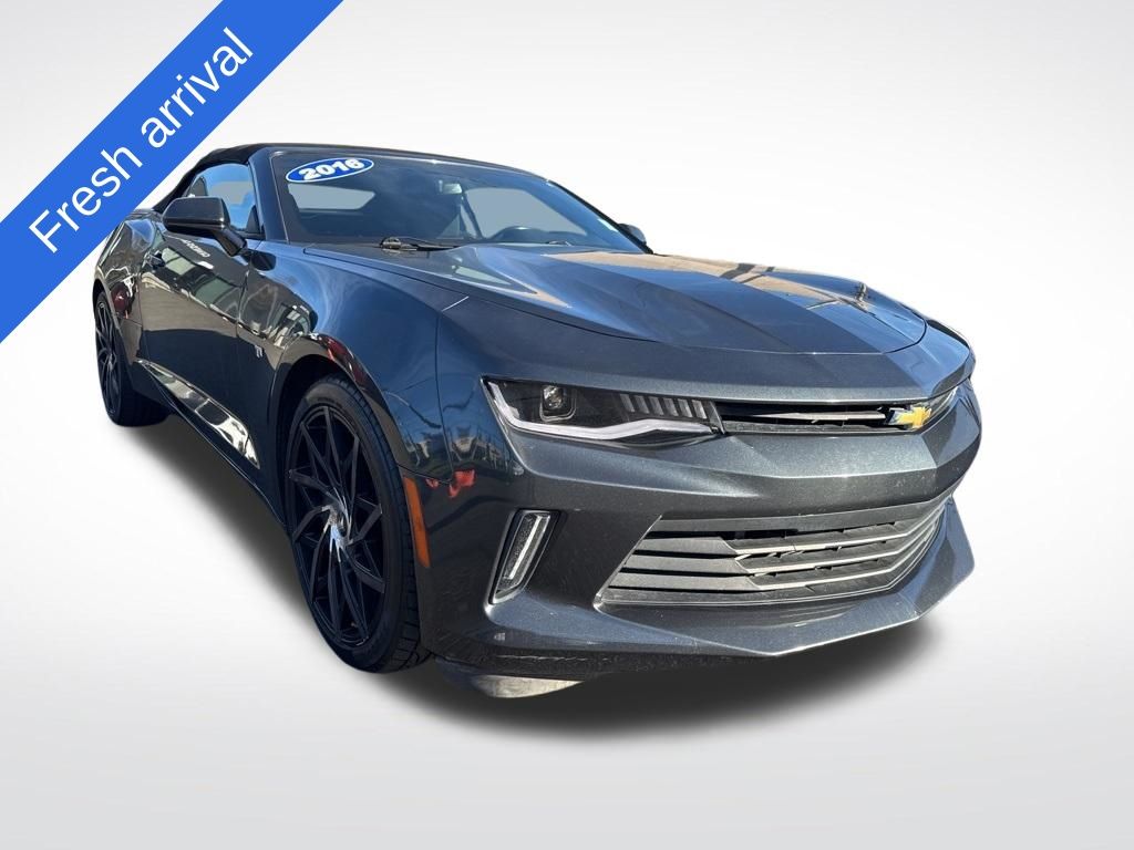 Nightfall Gray Metallic 2016 Chevrolet Camaro 1LT Convertible RWD Convertible Rear-Wheel Drive 8-Speed Automatic