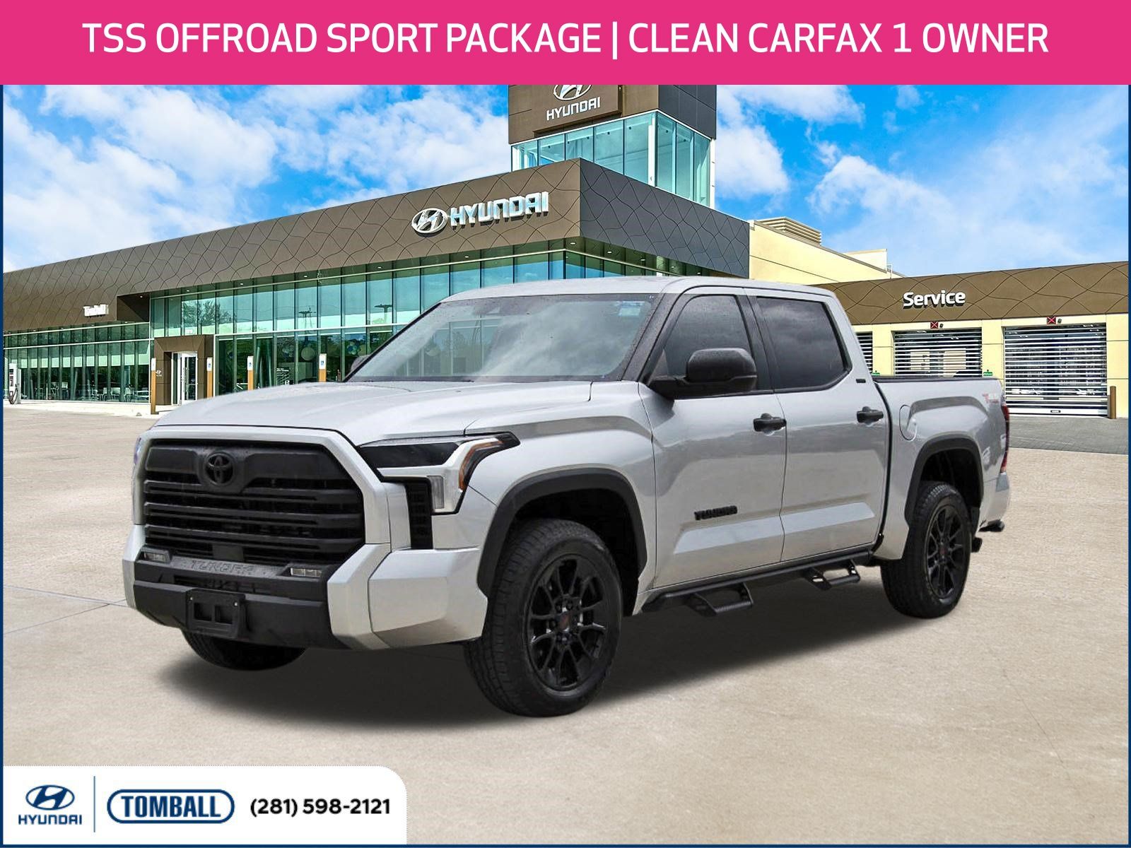 Celestial Silver Metallic 2023 Toyota Tundra Pickup Truck Four-Wheel Drive Automatic