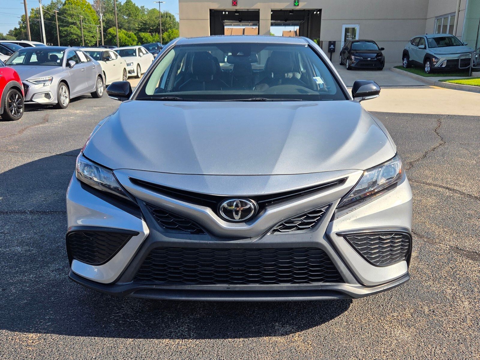 Used 2022 Silver Toyota SE Nightshade image 2