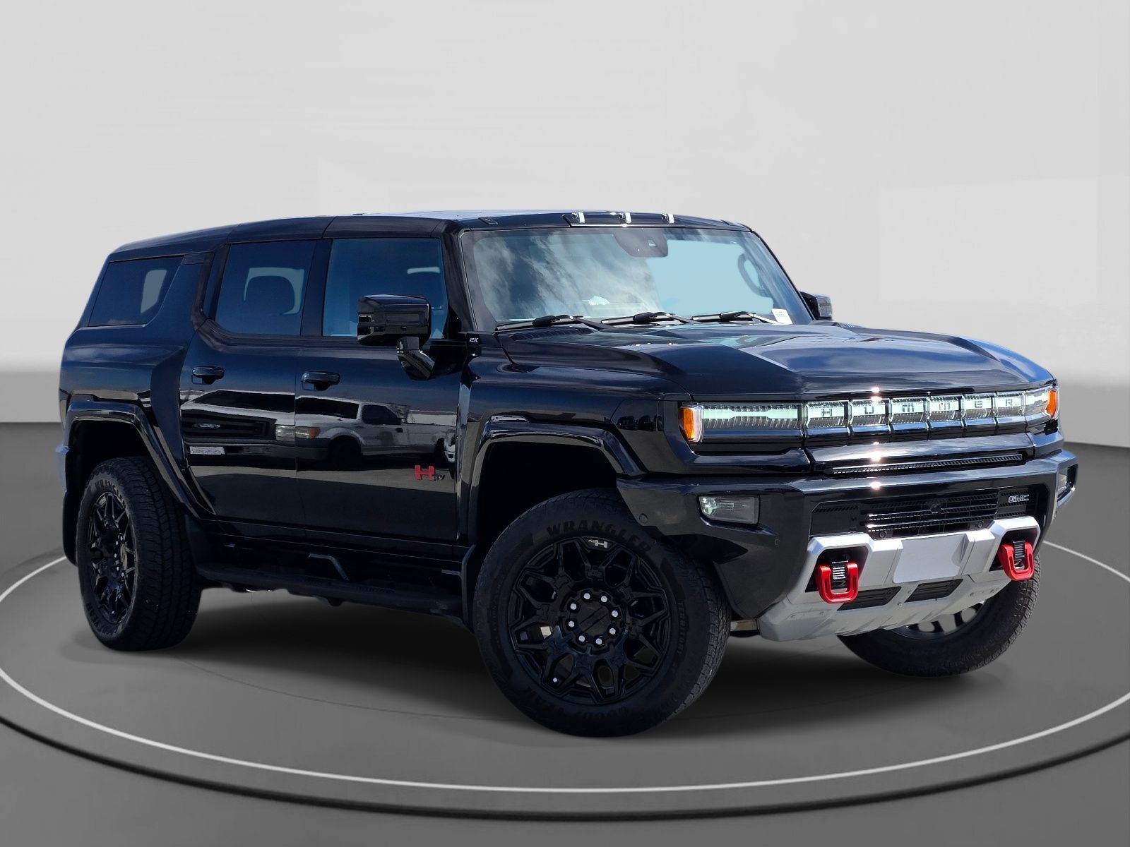 Black 2024 GMC Hummer EV SUV SUV / Crossover All-Wheel Drive 1-Speed Automatic
