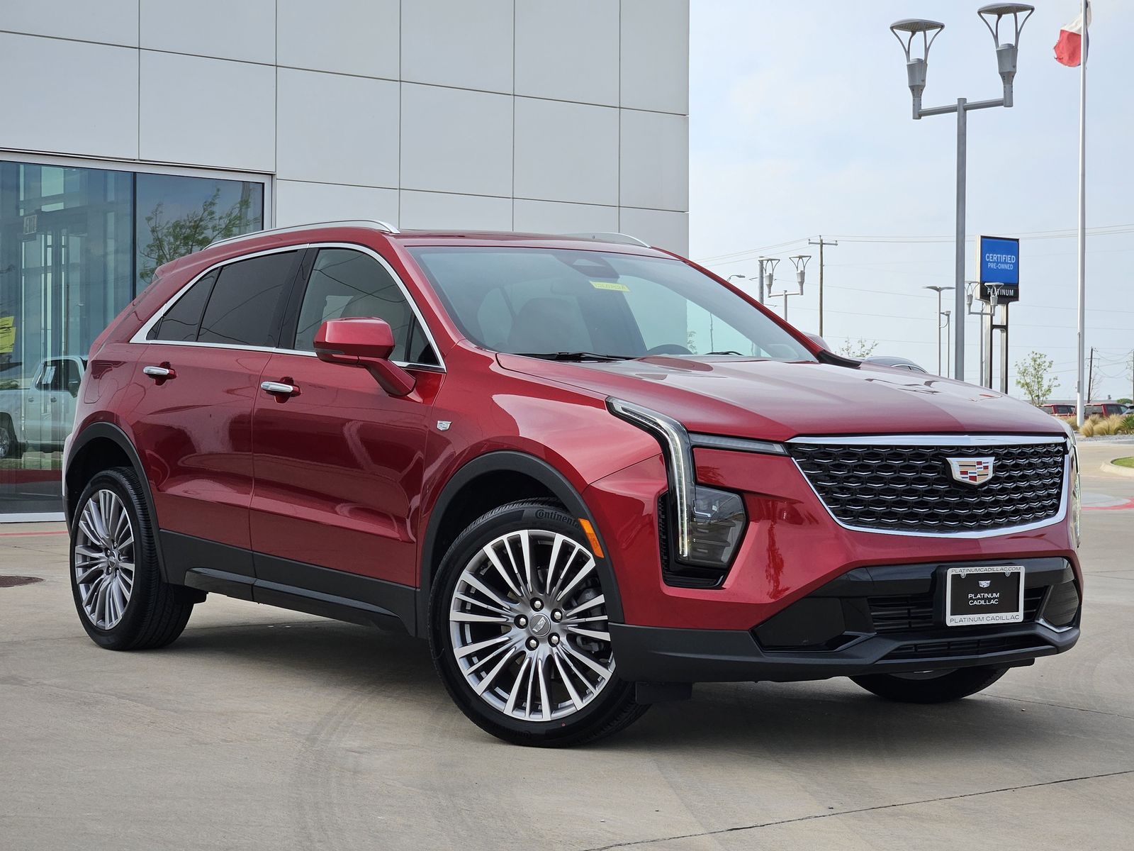 Radiant Red Tintcoat 2024 Cadillac XT4 Premium Luxury FWD SUV / Crossover Front-Wheel Drive 9-Speed Automatic