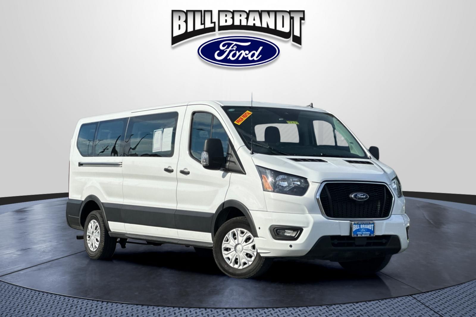 Oxford White 2025 Ford Transit Passenger Van Rear-Wheel Drive