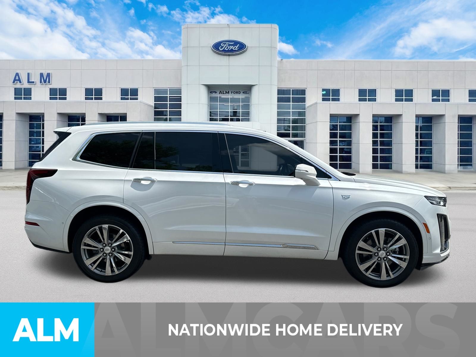 Used 2021 White Cadillac Premium Luxury image 4