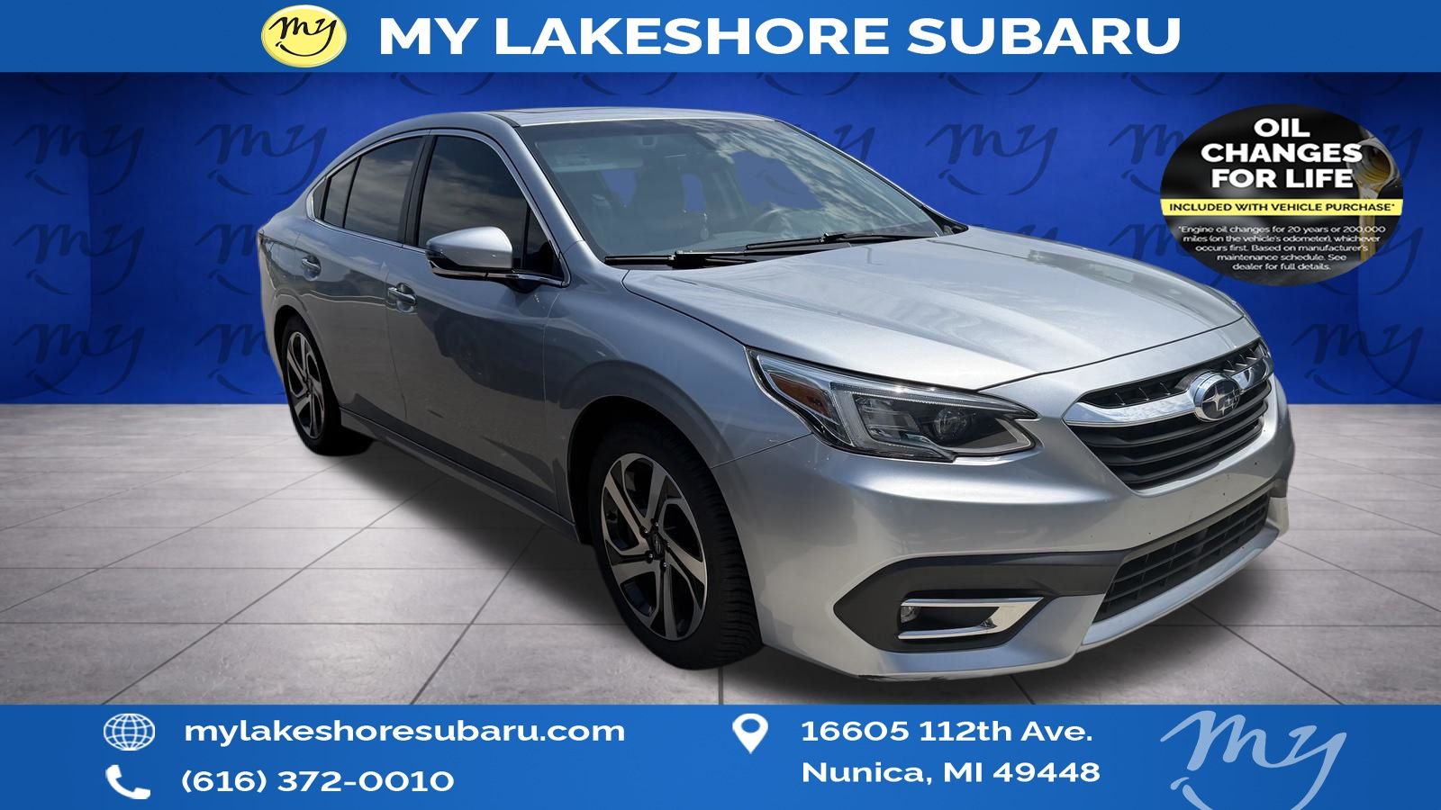 Ice Silver Metallic 2022 Subaru Legacy Sedan All-Wheel Drive Continuously Variable Transmission