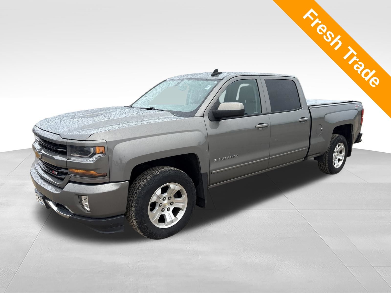 Pepperdust Metallic 2017 Chevrolet Silverado 1500 LT Crew Cab 4WD Pickup Truck Four-Wheel Drive 6-Speed Automatic Overdrive