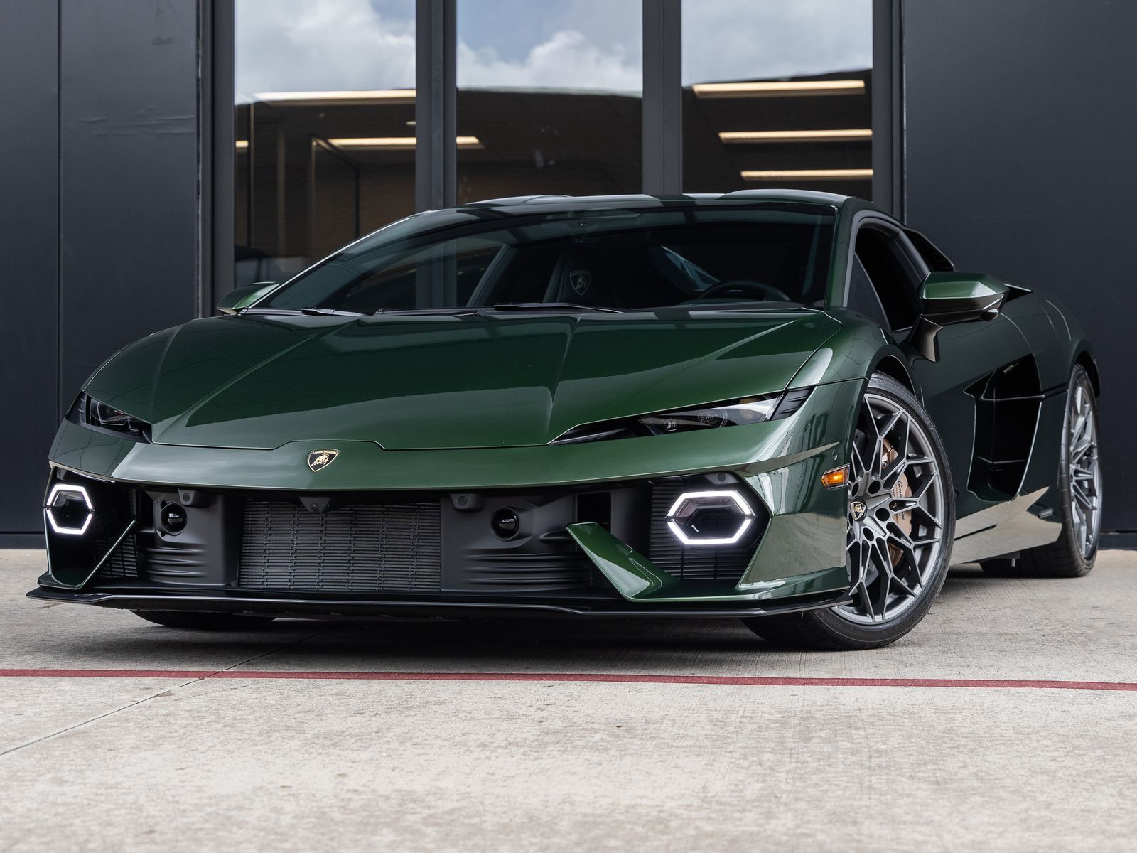 Green (Verde Ermes Metallic) 2026 Lamborghini Temerario AWD Coupe All-Wheel Drive 8-Speed Dual Clutch