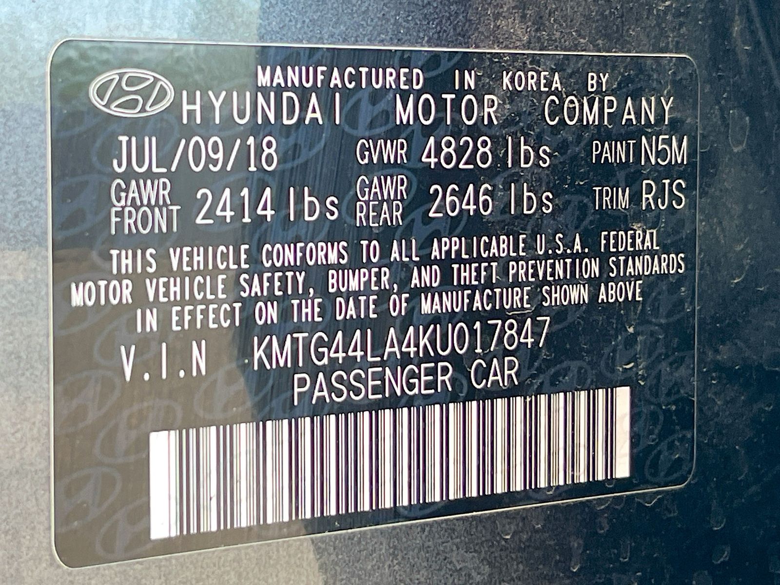 Used 2019 Gray Genesis 2.0T Advanced image 33