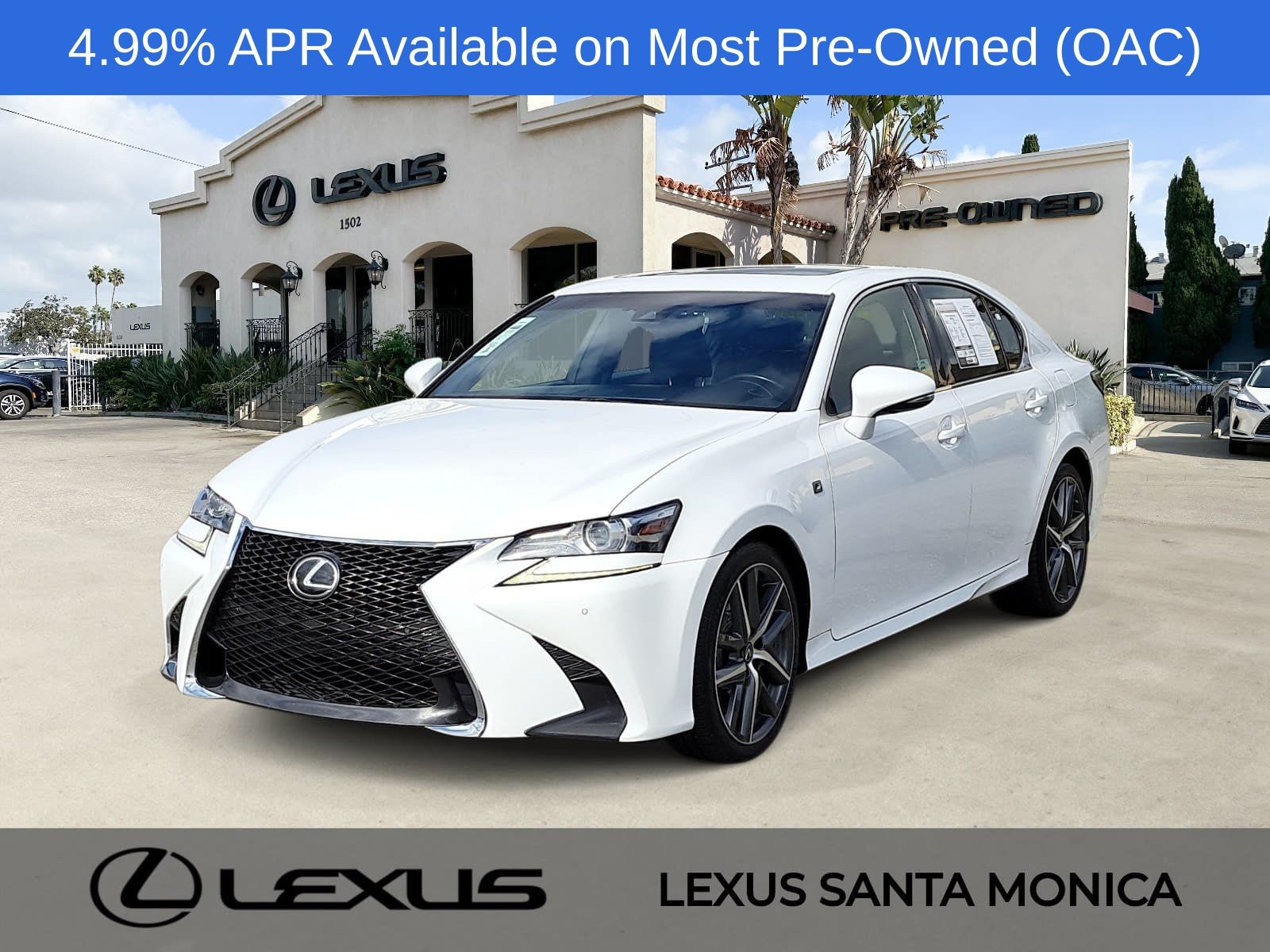 Ultra White 2016 Lexus GS Sedan Rear-Wheel Drive 8-Speed Automatic