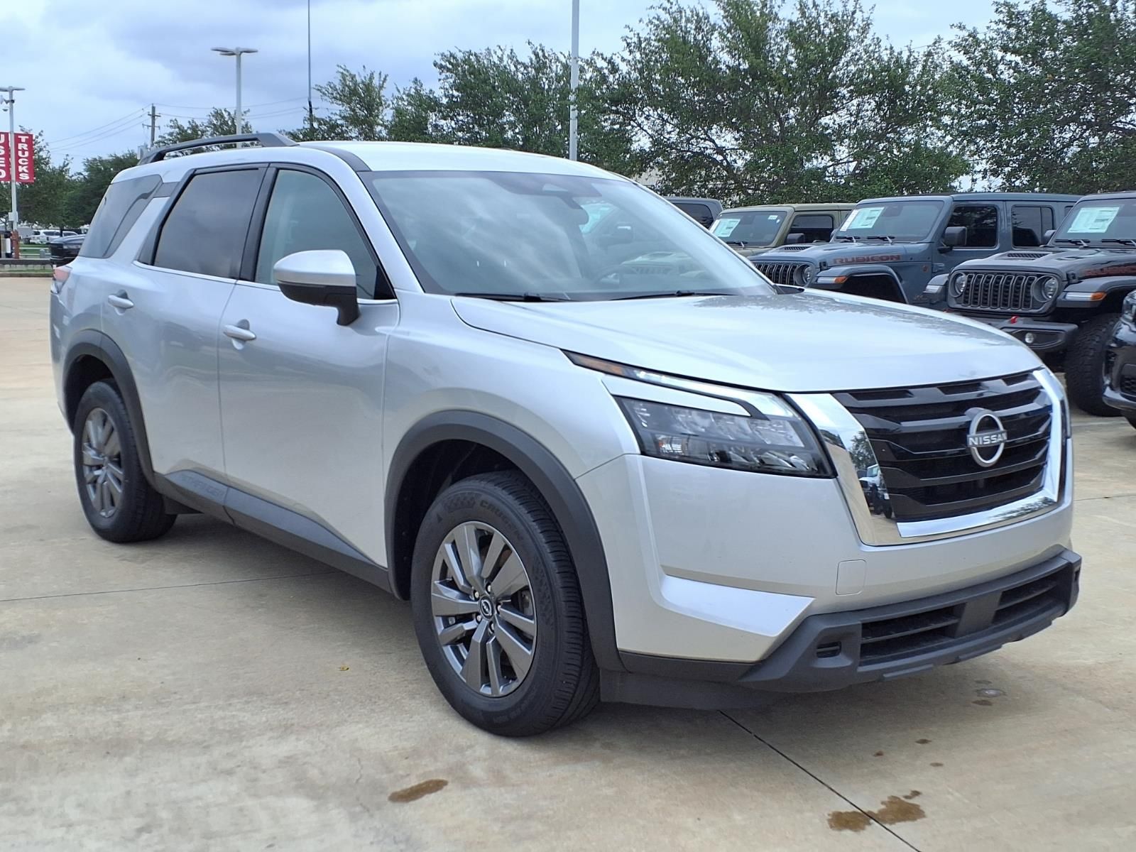 2025 Nissan Pathfinder SV Silver at Bravo Nissan