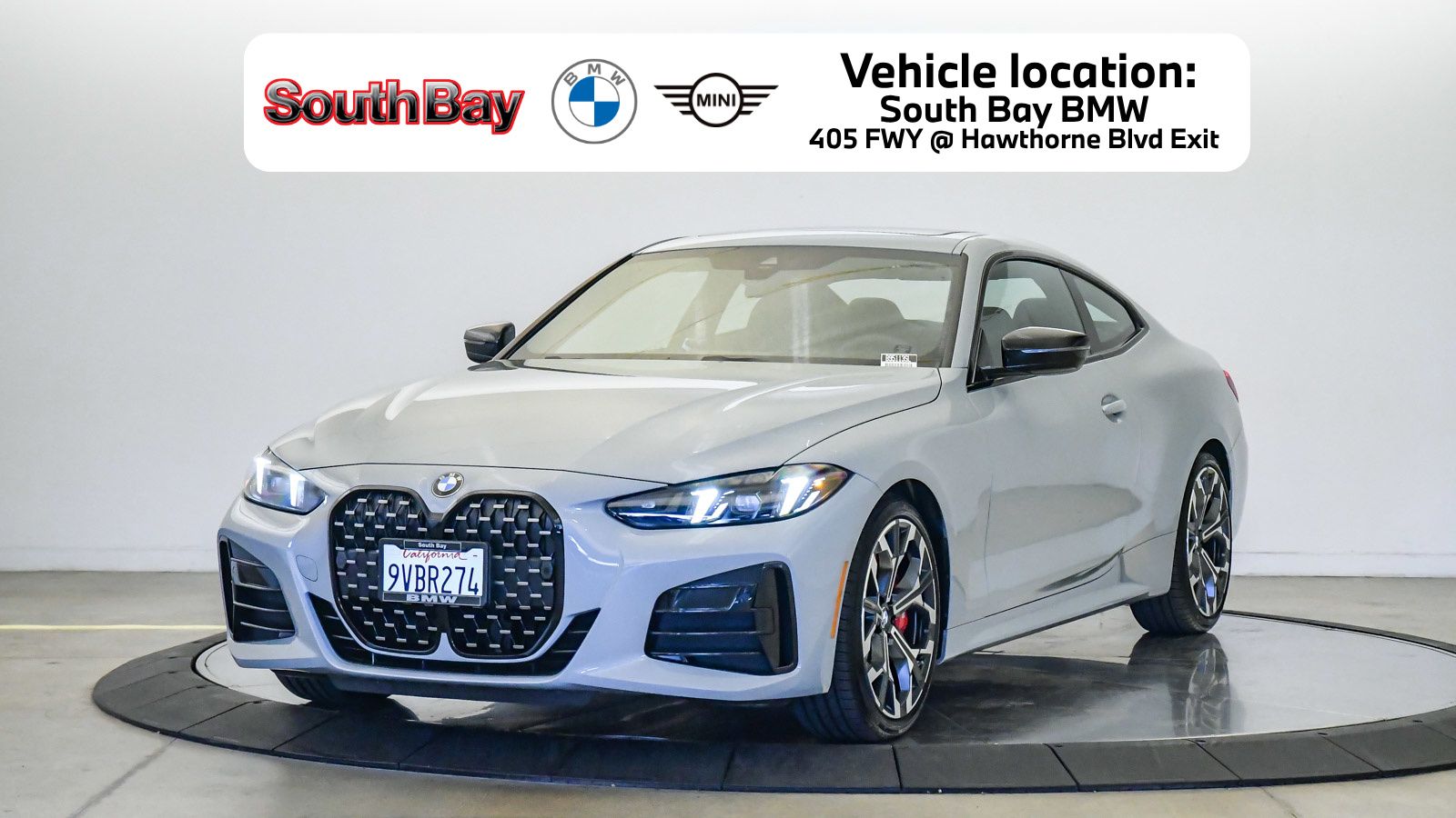 Gray (Brooklyn Grey Metallic) 2026 BMW 4 Series 430i Coupe RWD Coupe Rear-Wheel Drive 8-Speed Automatic