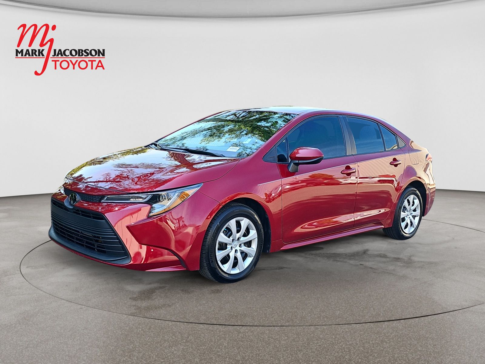 Red (Ruby Flare Pearl) 2024 Toyota Corolla Sedan Front-Wheel Drive Continuously Variable Transmission