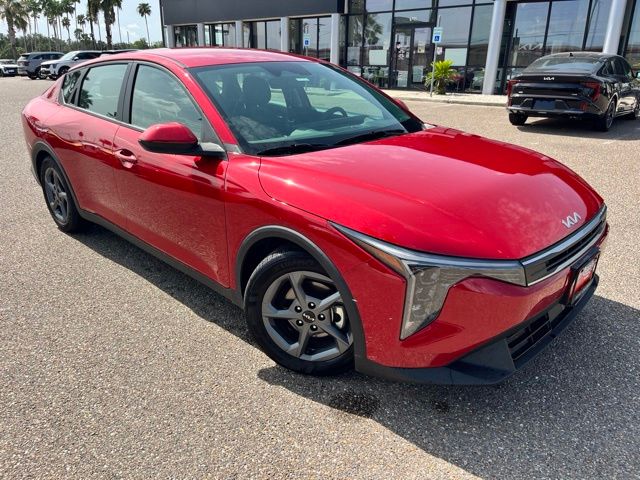 Currant Red 2025 Kia K4 Sedan Front-Wheel Drive Continuously Variable Transmission