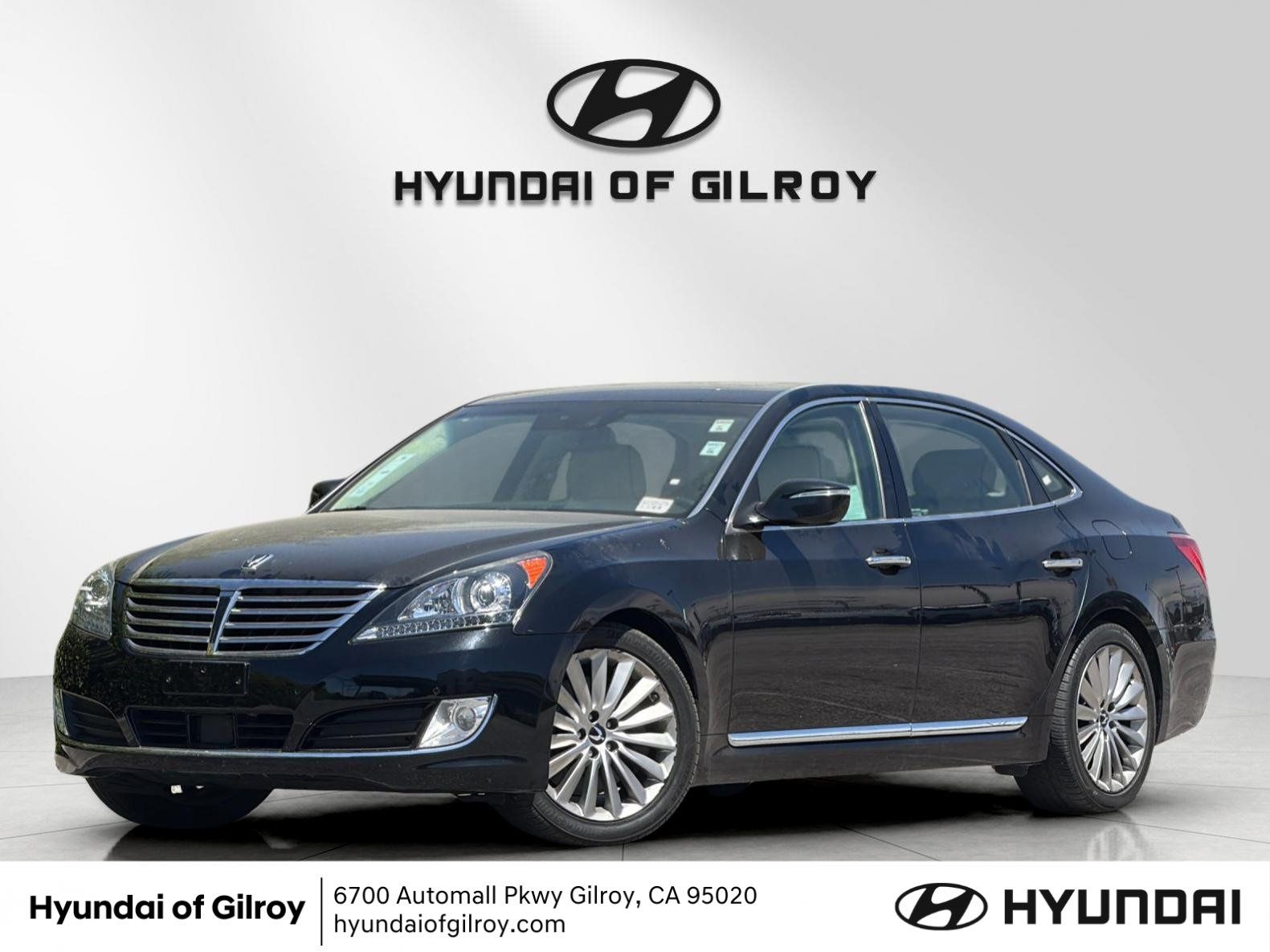 Caspian Black 2016 Hyundai Equus Sedan Rear-Wheel Drive 8-Speed Automatic