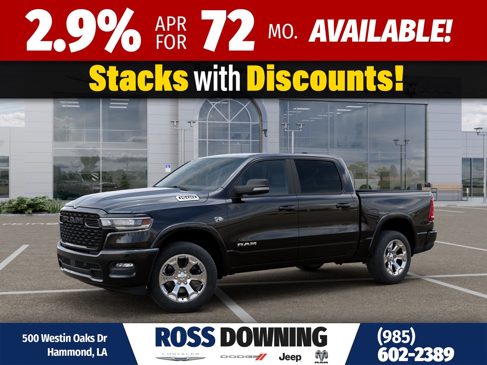 2026 RAM 1500 Big Horn Crew Cab 4WD