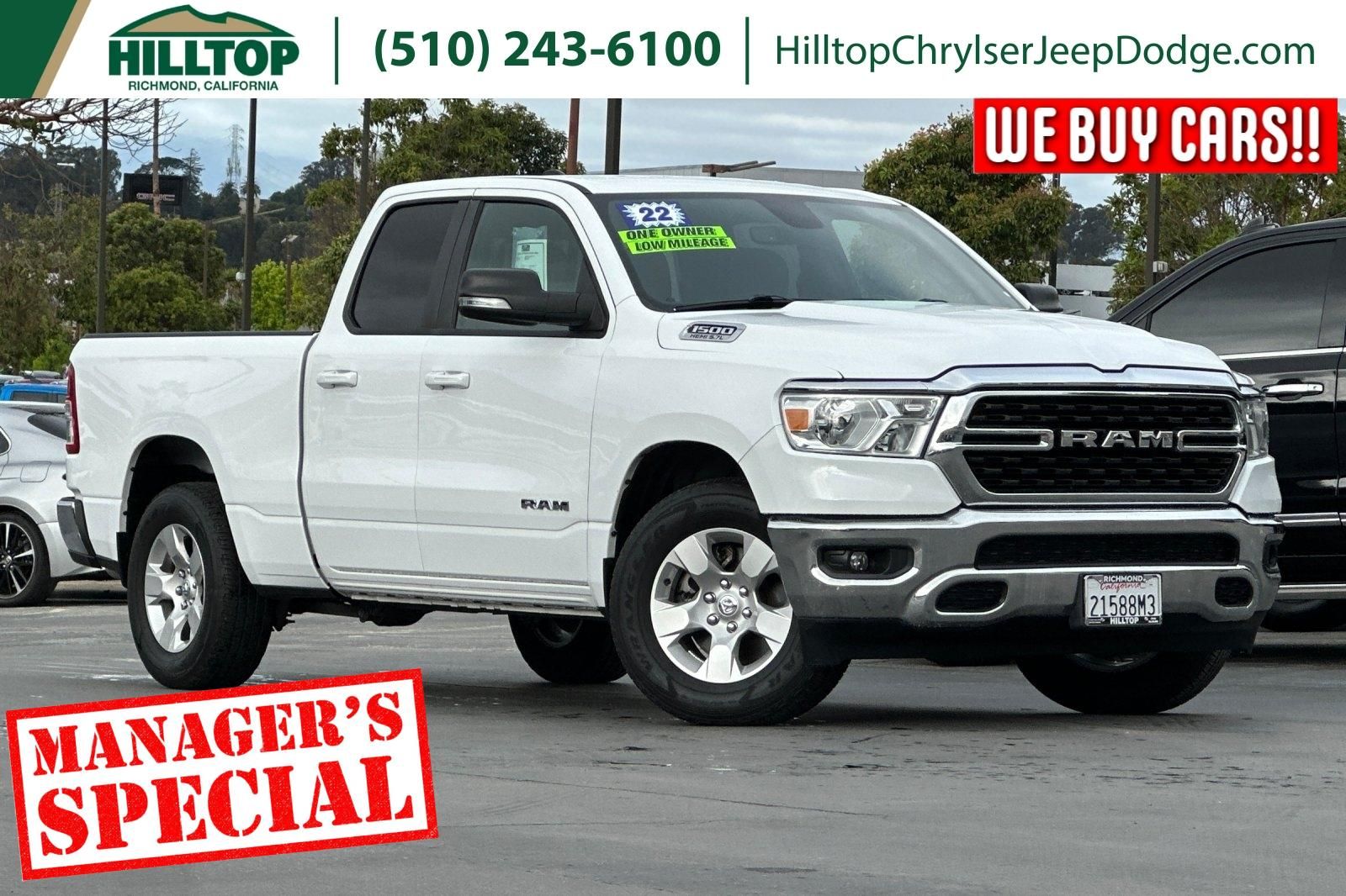 2022 RAM 1500 Big Horn Quad Cab RWD