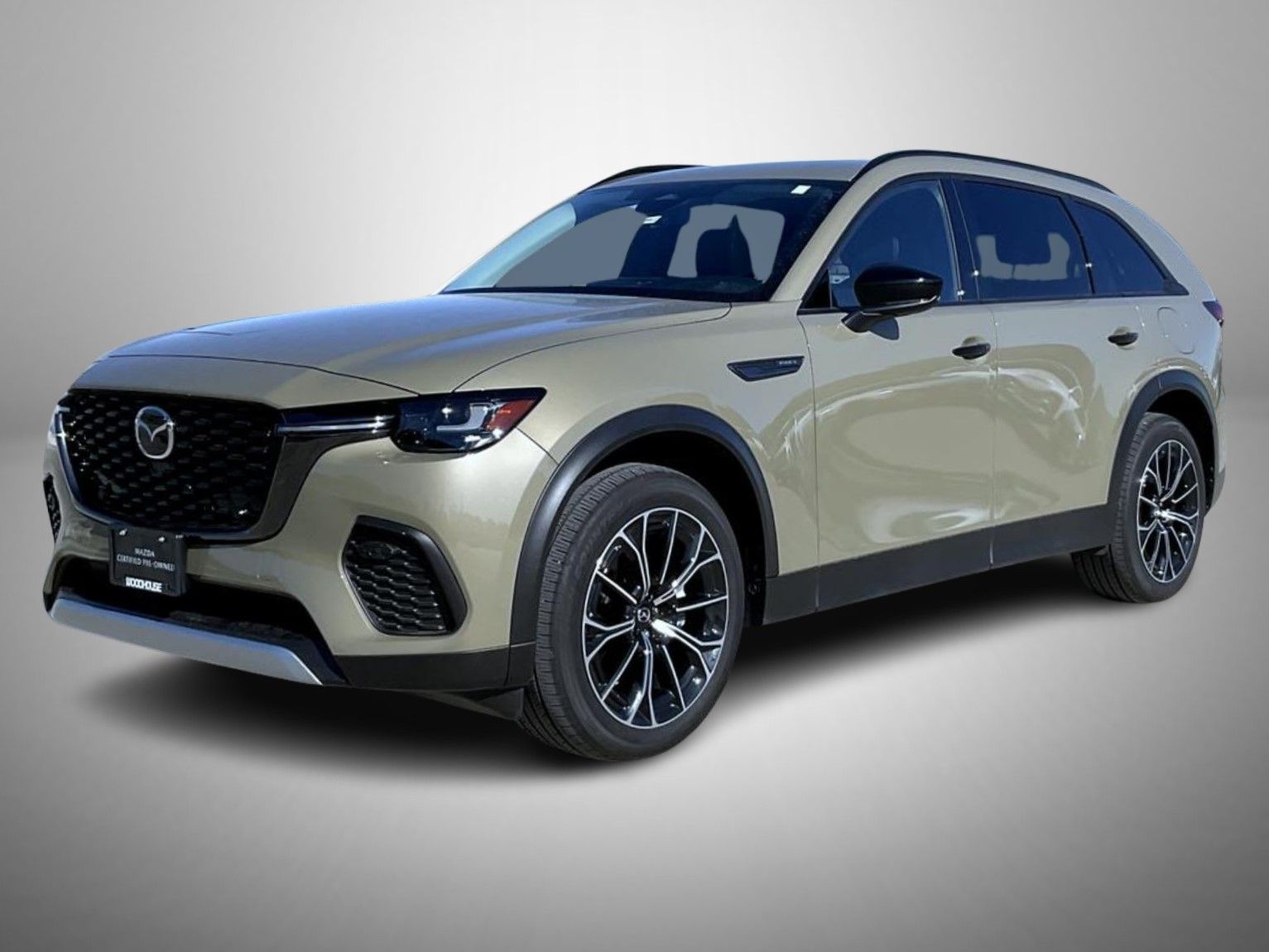 Zircon Sand Metallic 2025 Mazda CX-70 PHEV Premium AWD SUV / Crossover All-Wheel Drive 8-Speed Automatic