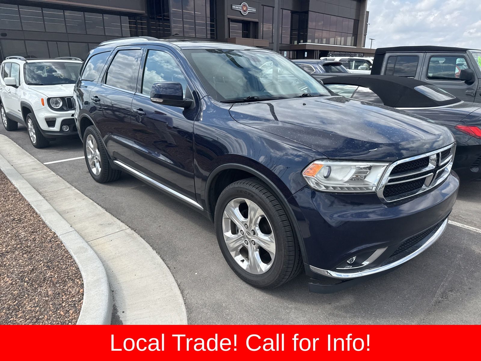 True Blue Pearlcoat 2014 Dodge Durango Limited AWD SUV / Crossover All-Wheel Drive 8-Speed Automatic