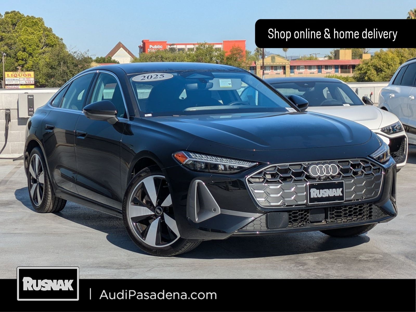 Mythos Black Metallic 2025 Audi A5 quattro Premium Plus Sedan Sedan All-Wheel Drive 7-Speed Automatic