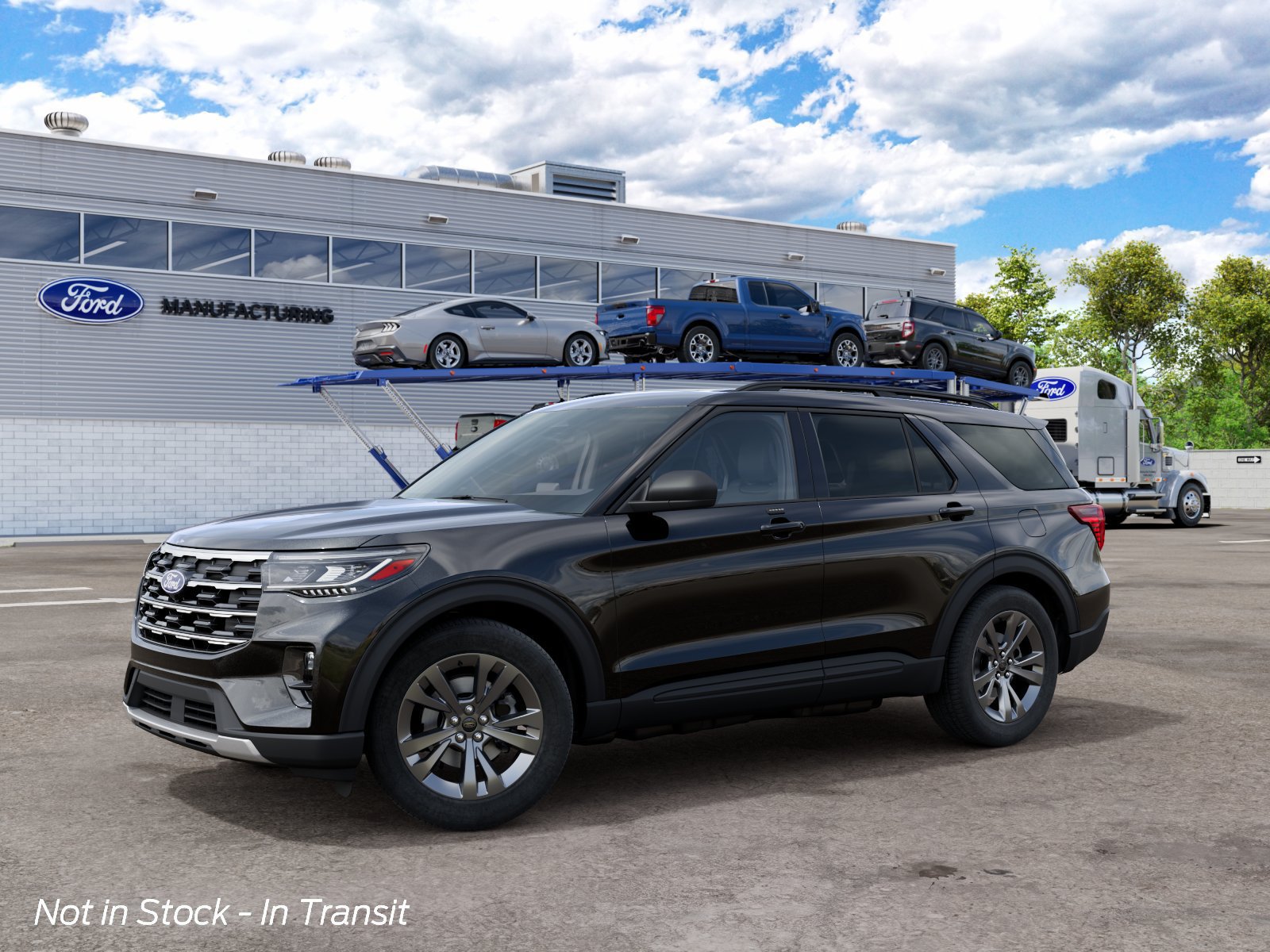New 2027 Agate Black Metallic Ford Active image 3