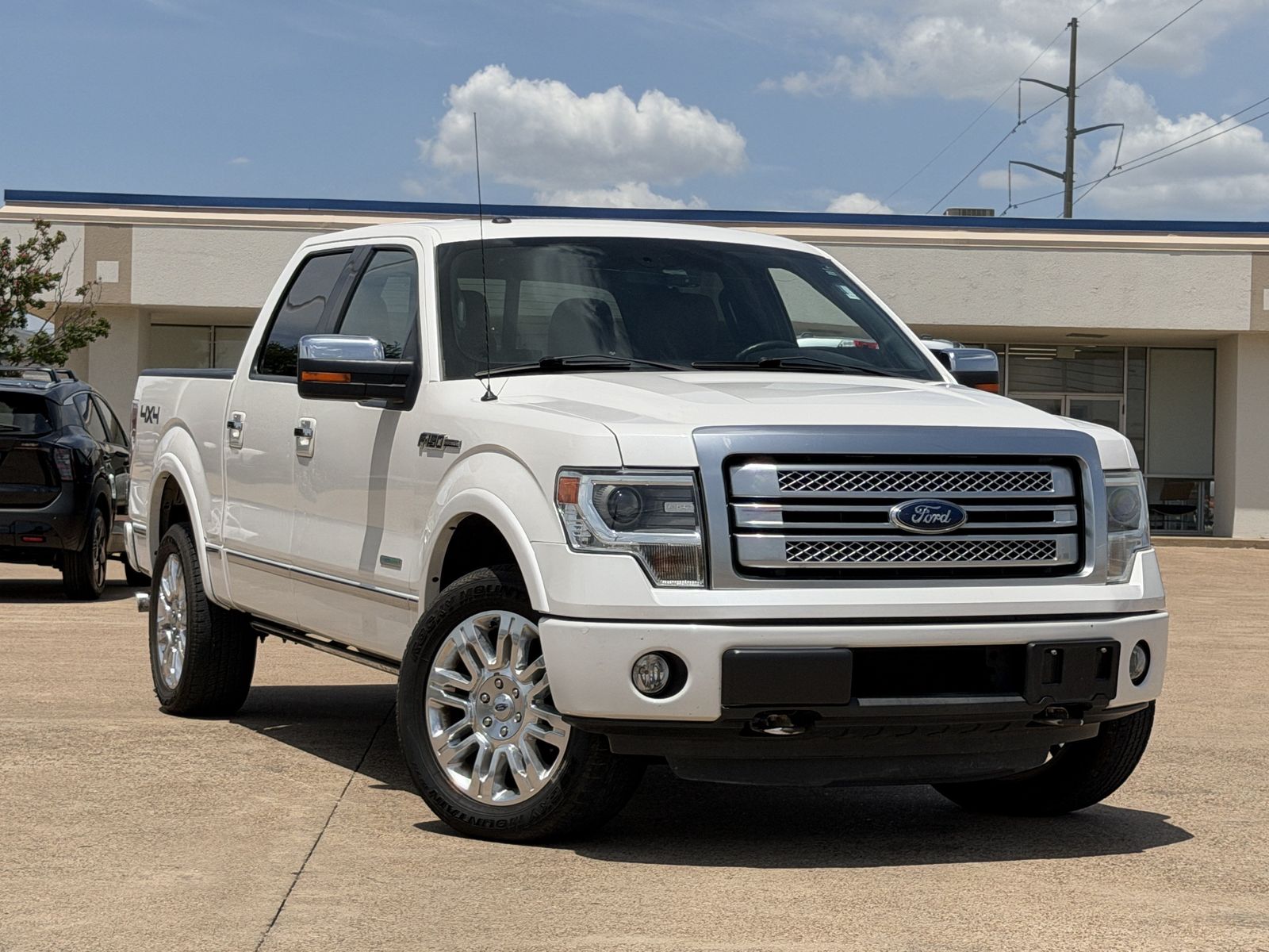 White Platinum Clearcoat Metallic 2013 Ford F-150 Pickup Truck Four-Wheel Drive 6-Speed Automatic