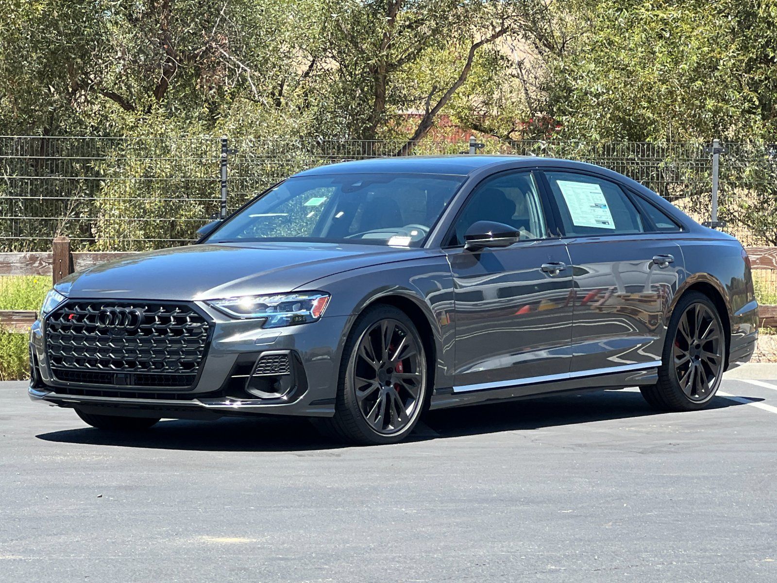 Daytona Gray Pearl Effect 2026 Audi S8 Sedan All-Wheel Drive 8-Speed Automatic