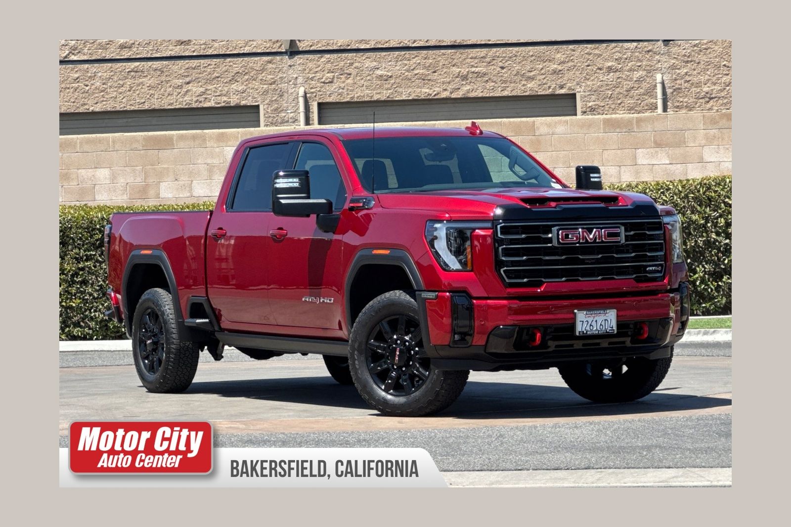 Volcanic Red 2025 GMC Sierra 2500HD Pickup Truck Four-Wheel Drive Automatic