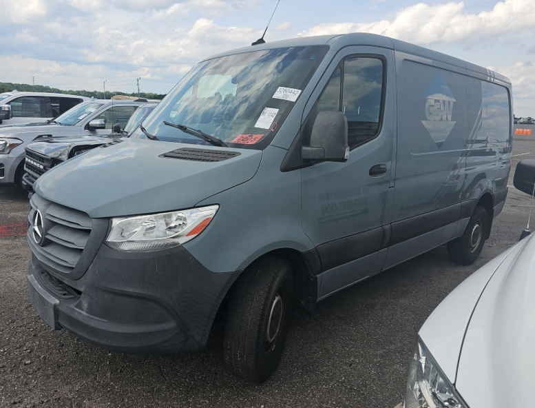 Silver Gray 2019 Mercedes-Benz Sprinter Cargo Van 4X2 7-Speed Automatic