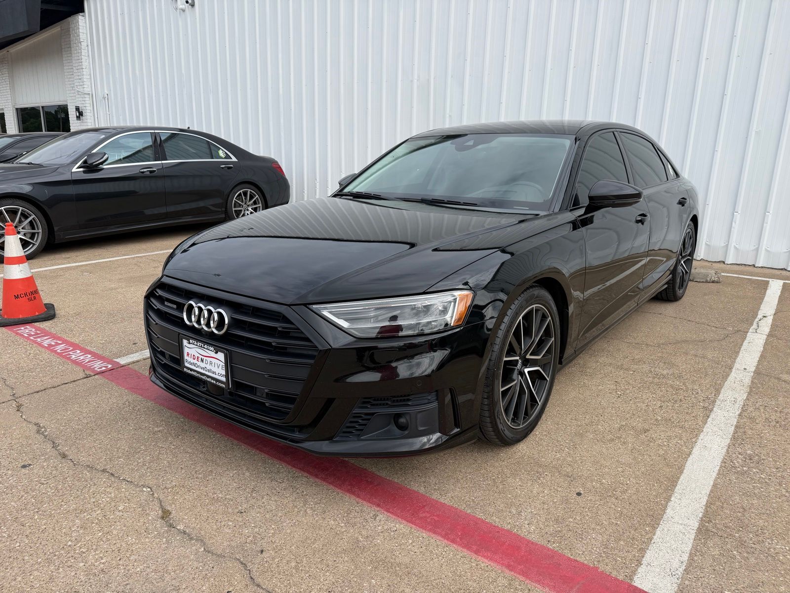 Mythos Black Metallic 2020 Audi A8 Sedan All-Wheel Drive 8-Speed Automatic