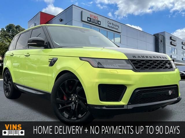 Yellow 2022 Land Rover Range Rover Sport Pickup Truck All-Wheel Drive 8-Speed Automatic