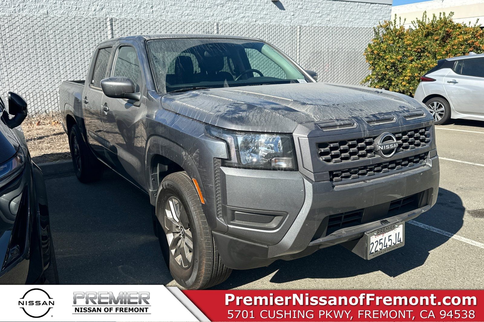 Gray (Gun Metallic) 2025 Nissan Frontier Pickup Truck 4X2 9-Speed Automatic Overdrive