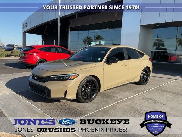 2025 Honda Civic Hatchback Sport FWD Hatchback Front-Wheel Drive Continuously Variable Transmission