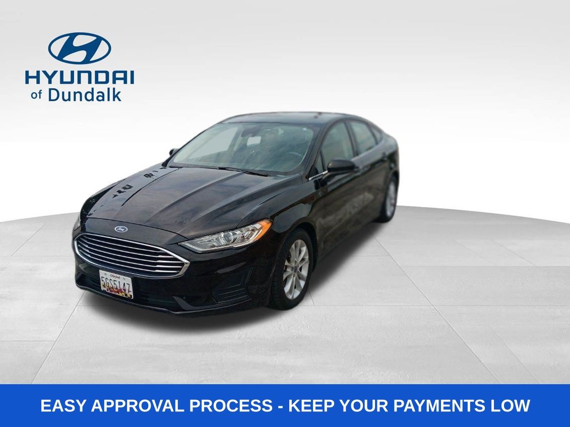 Black Metallic 2020 Ford Fusion Sedan Front-Wheel Drive 6-Speed Automatic