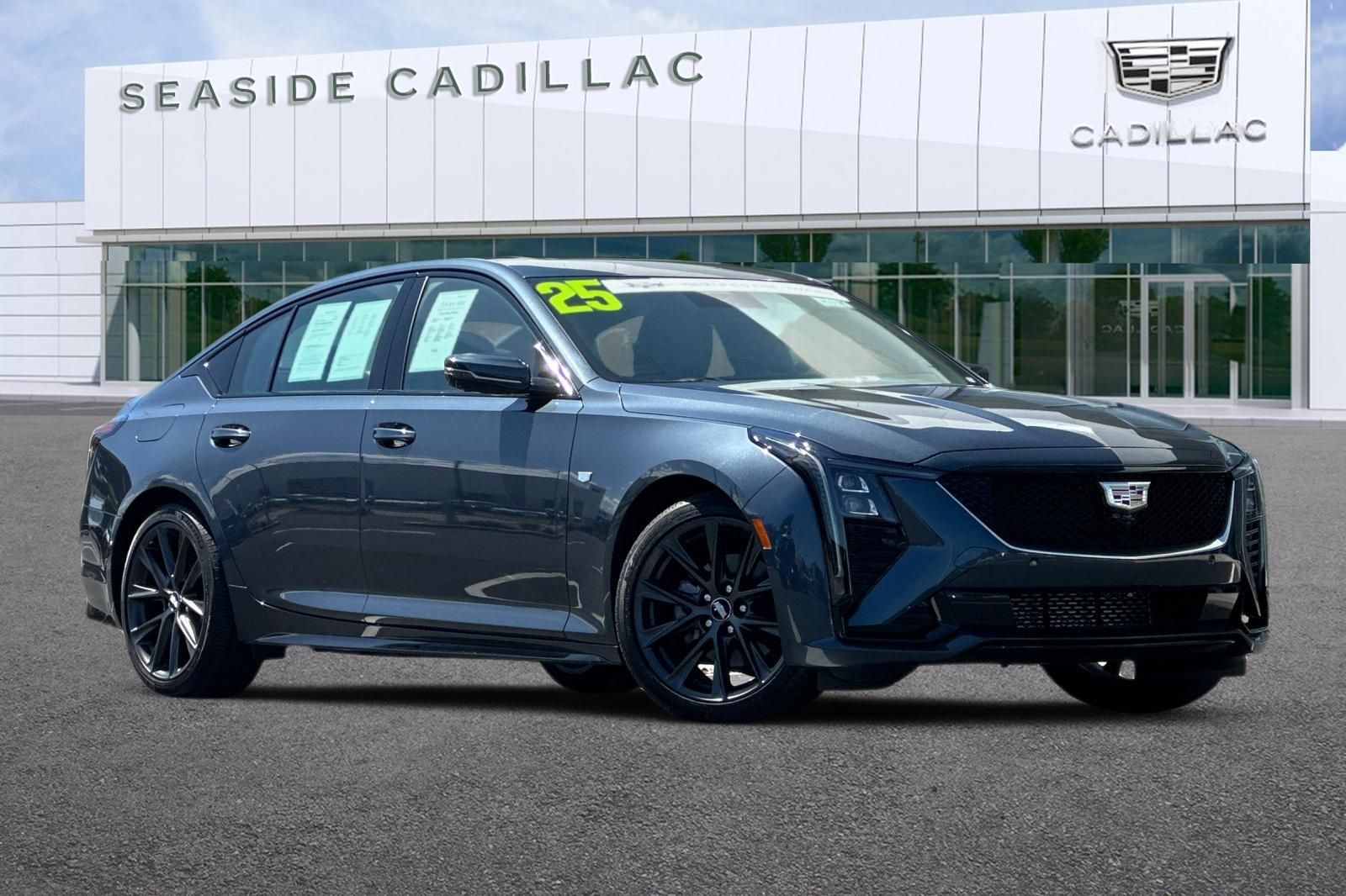 Deep Space Metallic 2025 Cadillac CT5 Sport RWD Sedan Rear-Wheel Drive Automatic