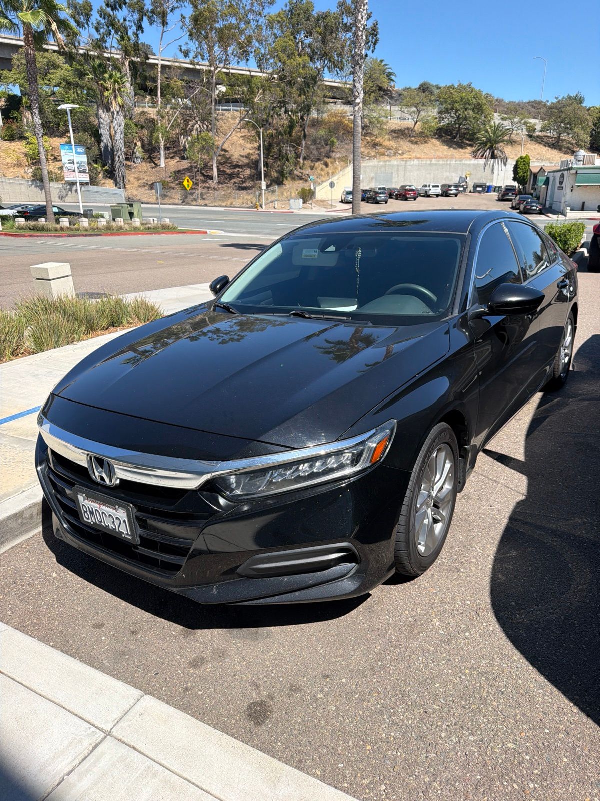 Crystal Black Pearl 2019 Honda Accord Sedan Front-Wheel Drive Continuously Variable Transmission
