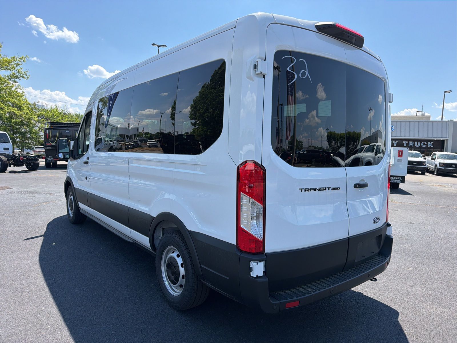New 2026 White Ford Mid Roof 15-Passenger Van image 8