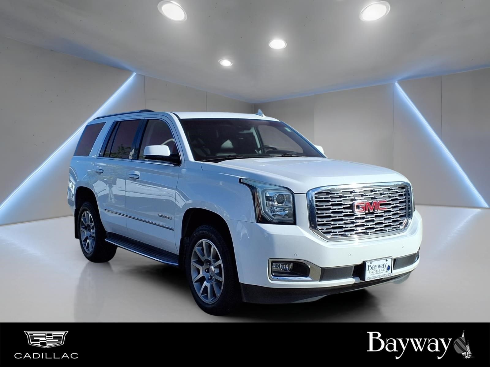 2018 GMC Yukon Denali White at DeMontrond Automotive Group