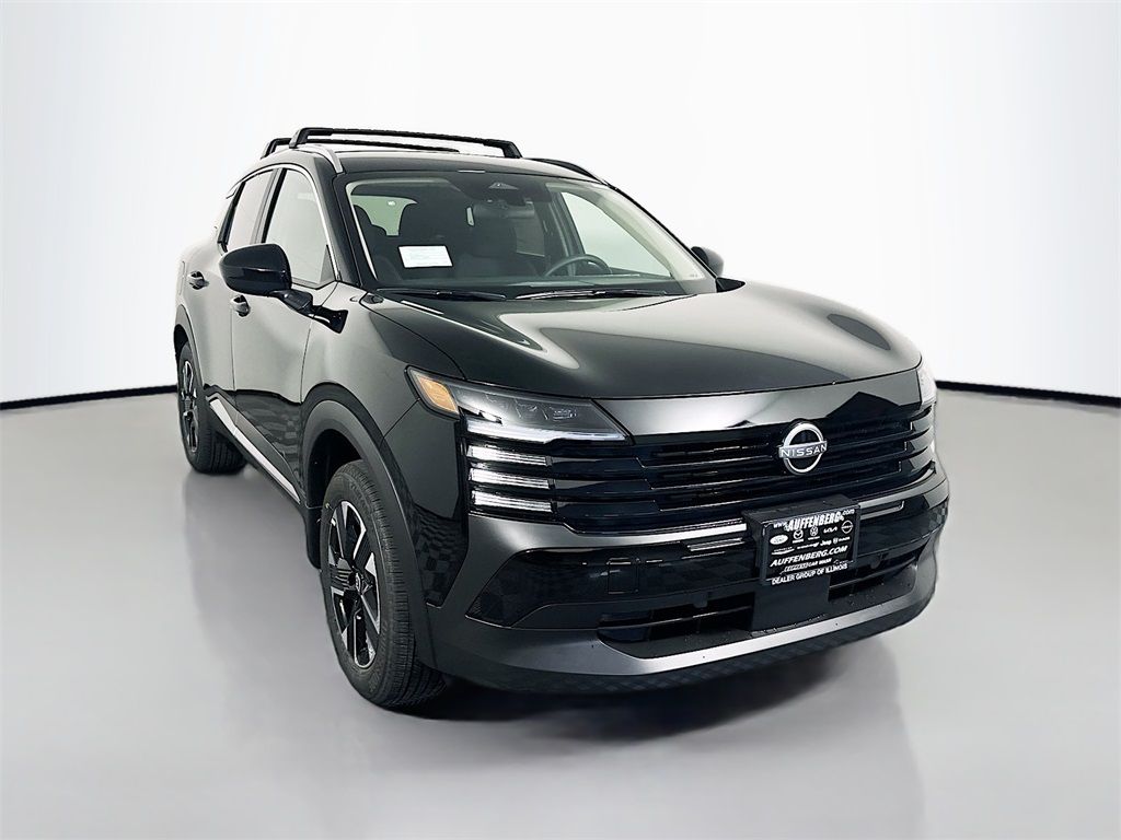 Super Black 2026 Nissan Kicks SV AWD SUV / Crossover All-Wheel Drive Continuously Variable Transmission