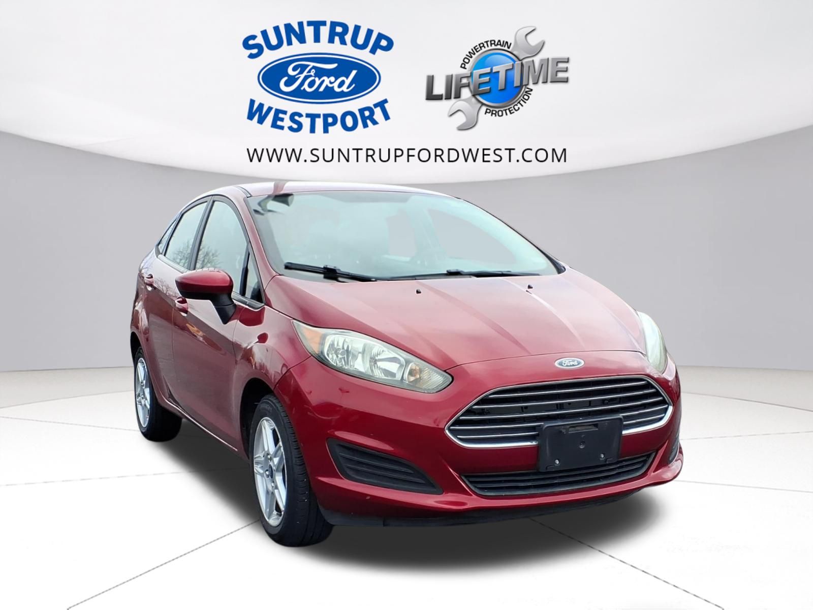 Ruby Red Metallic 2017 Ford Fiesta SE Sedan Front-Wheel Drive 6-Speed Automatic