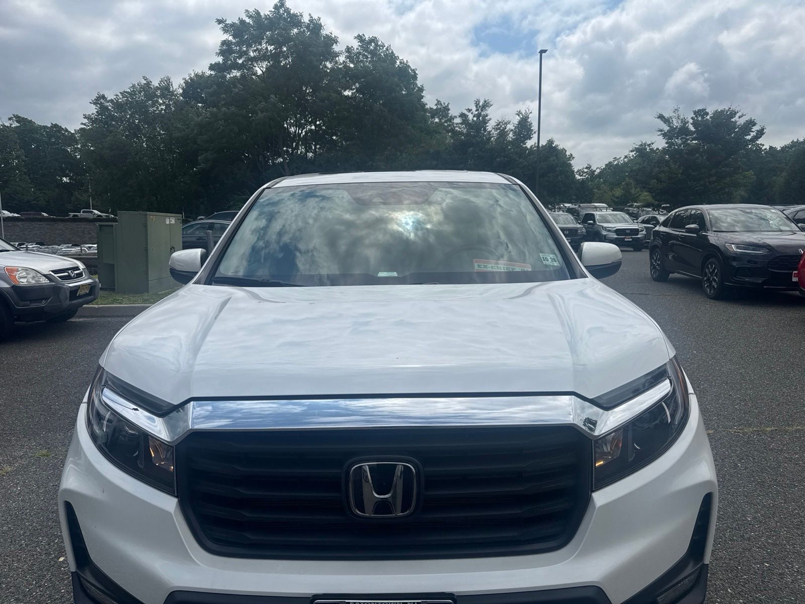 White 2023 Honda Ridgeline Pickup Truck All-Wheel Drive 9-Speed Automatic