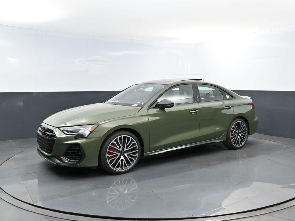 Green 2026 Audi S3 2.0T quattro Premium Sedan All-Wheel Drive 7-Speed Automatic