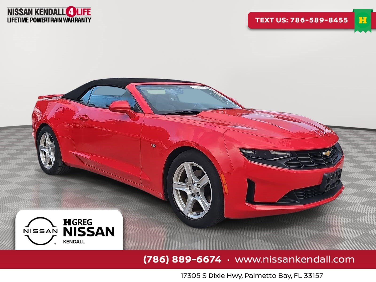 Red Hot 2020 Chevrolet Camaro Convertible Rear-Wheel Drive 8-Speed Automatic