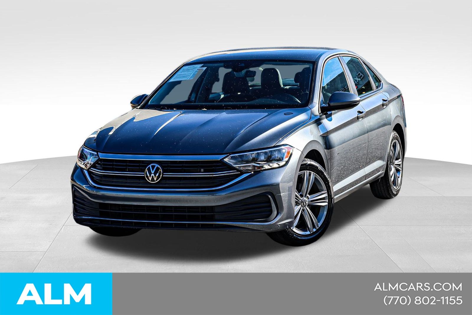 Gray 2024 Volkswagen Jetta SE FWD Sedan Front-Wheel Drive 8-Speed Automatic