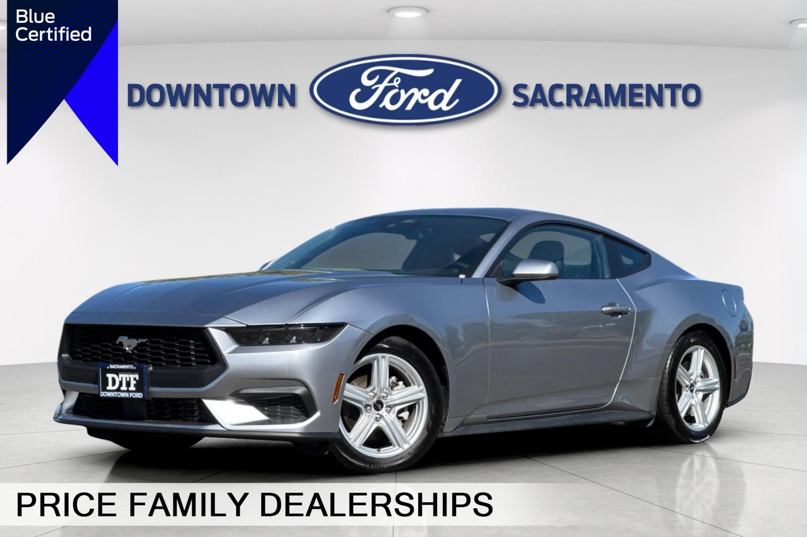 Silver Metallic 2026 Ford Mustang Coupe Rear-Wheel Drive Automatic