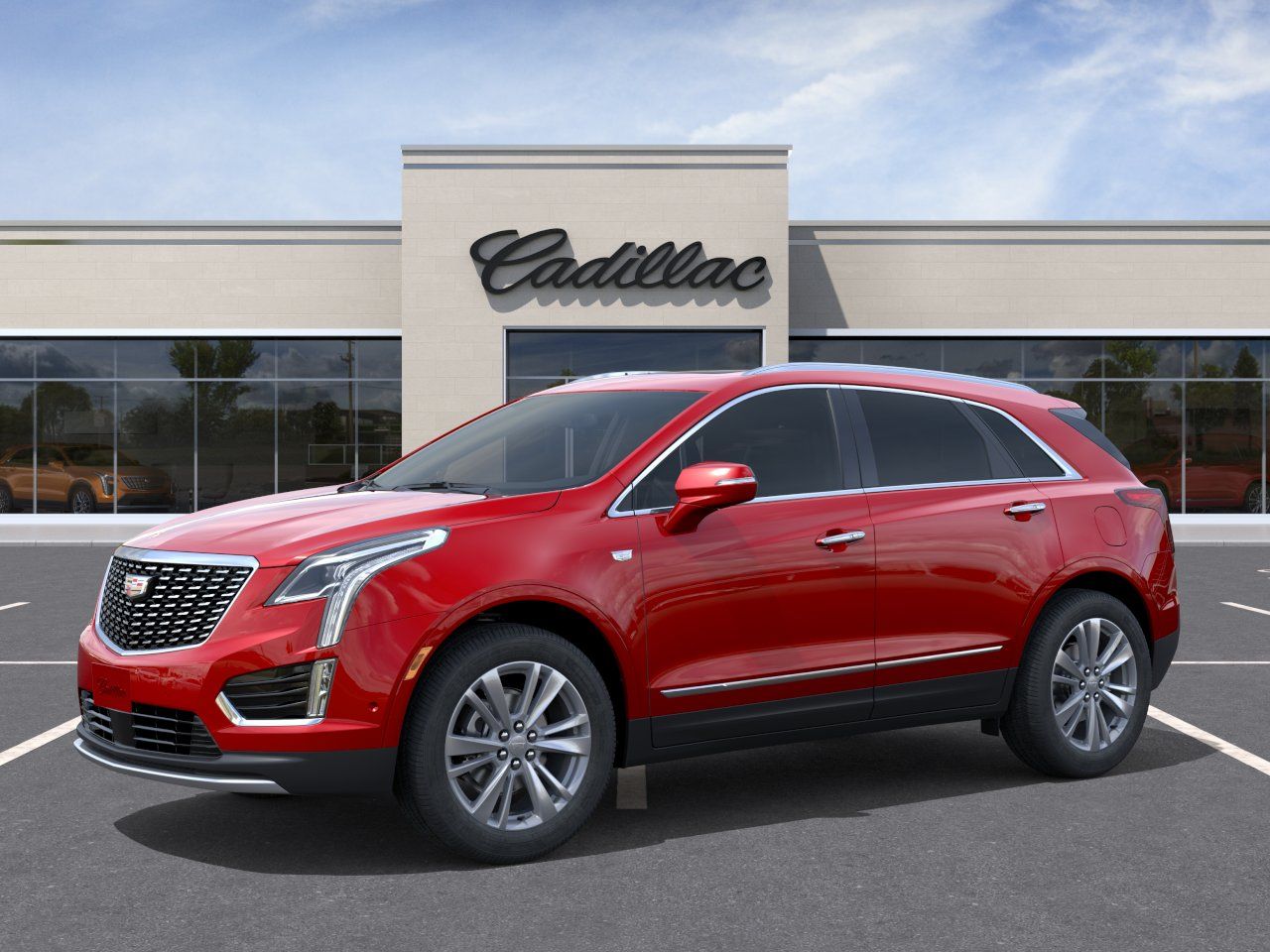 2026 Cadillac XT5 Premium Luxury Red at Ross Downing Buick GMC